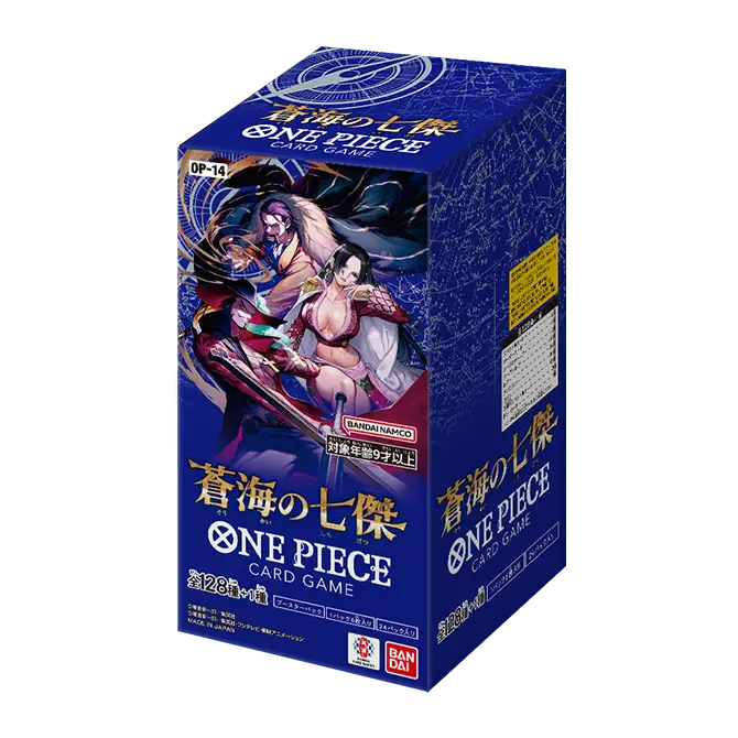 One Piece OP14 The Seven Warlords of the Sea Display [JP]