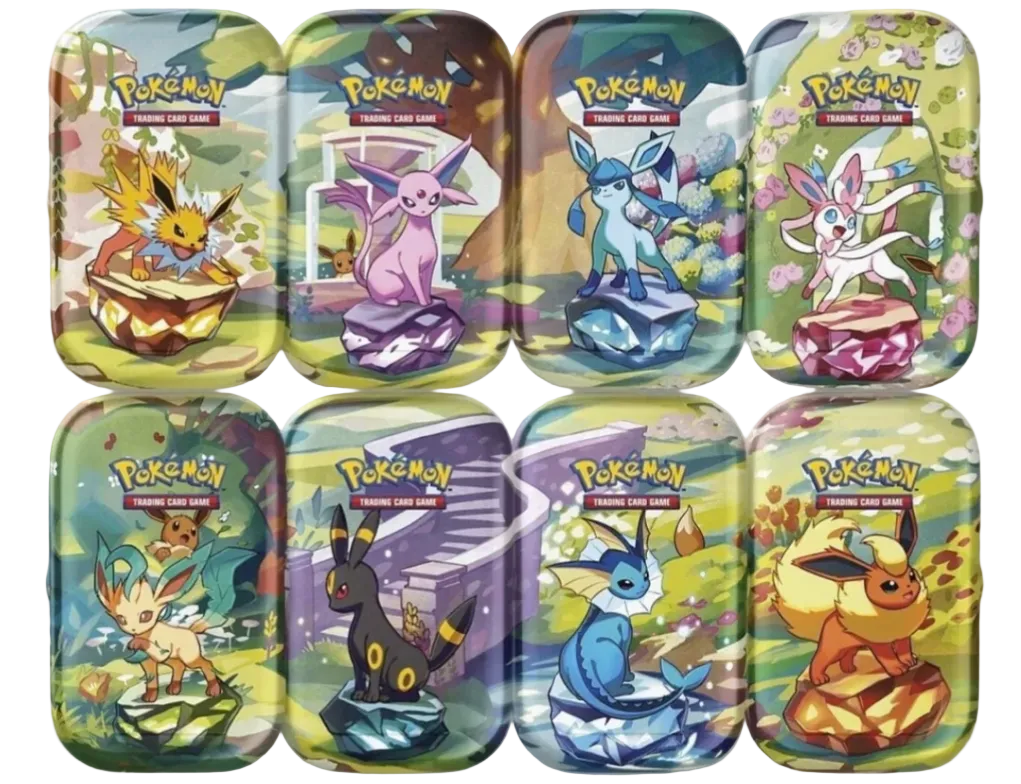 Pokémon Scarlet & Violet – Prismatic Evolutions Mini Tin Display (Englisch) | Sealed