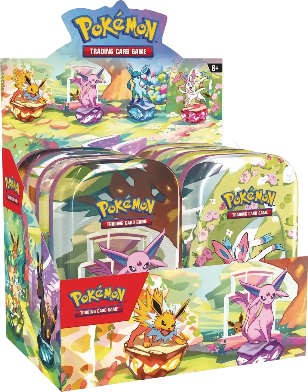Pokémon Scarlet & Violet – Prismatic Evolutions Mini Tin Display (Englisch) | Sealed